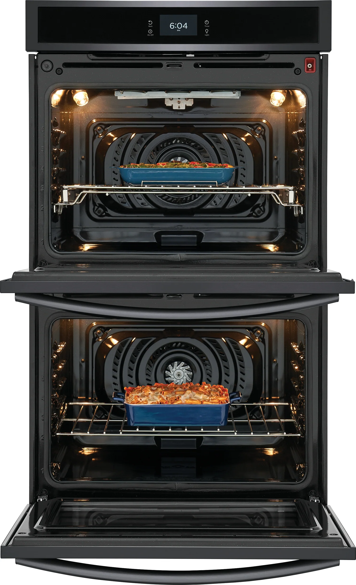 Frigidaire Gallery Smudge-Proof Black Stainless Steel 30" Double Wall Oven with Total Convection (10.6 Cu. Ft) - GCWD3067AD - Image 5