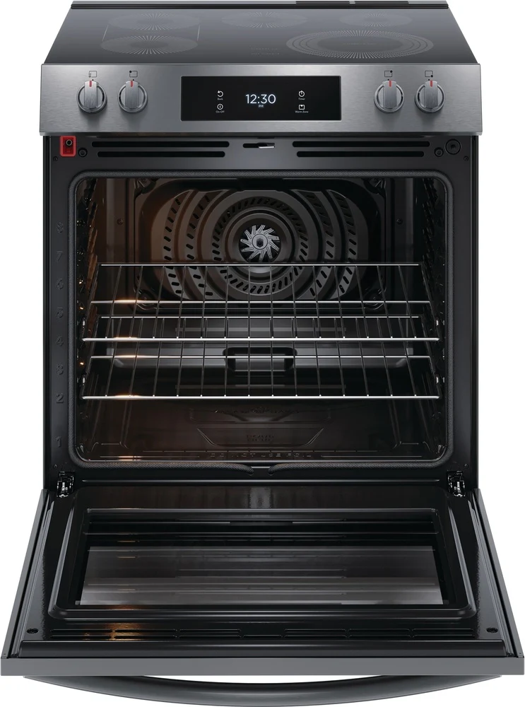 Frigidaire Gallery Smudge-Proof® Black Stainless Steel 30" Electric Range with Front Control (6.2 Cu. Ft.) - GCFE306CBD - Image 3