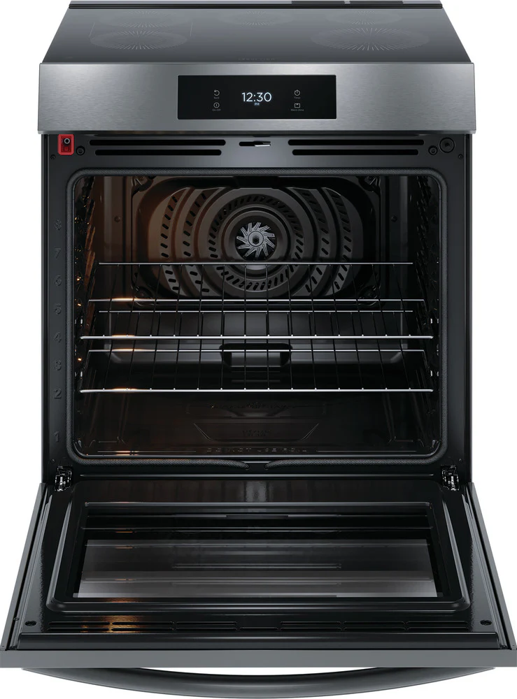 Frigidaire Gallery Smudge-Proof Black Stainless Steel 30" Front Control Induction Range with Total Convection (6.2 Cu. Ft.) - GCFI306CBD - Image 6