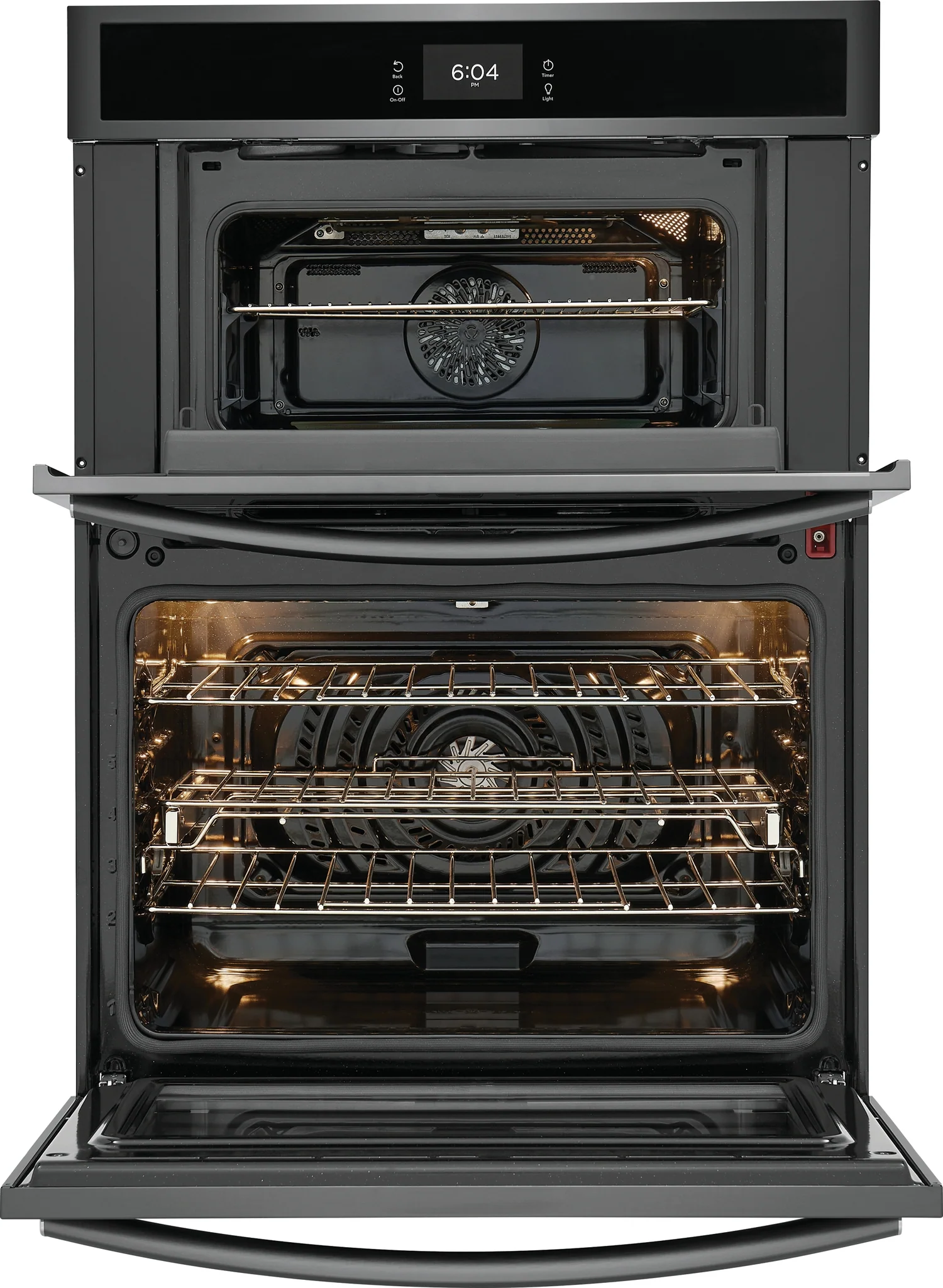Frigidaire Gallery Smudge-Proof Black Stainless Steel 30" Wall Oven and Microwave Combination (1.7 Cu. Ft. / 5.3 Cu. Ft.) - GCWM3067AD - Image 4