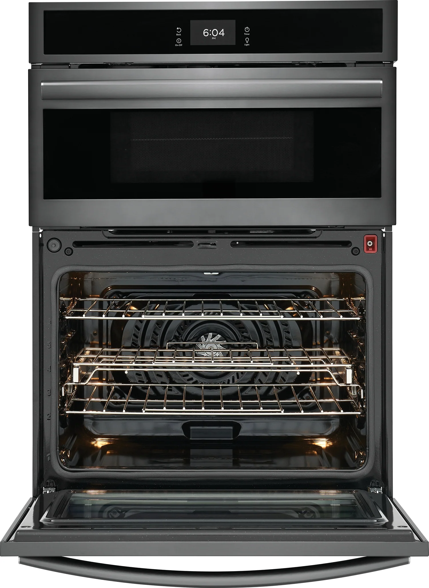 Frigidaire Gallery Smudge-Proof Black Stainless Steel 30" Wall Oven and Microwave Combination (1.7 Cu. Ft. / 5.3 Cu. Ft.) - GCWM3067AD - Image 6