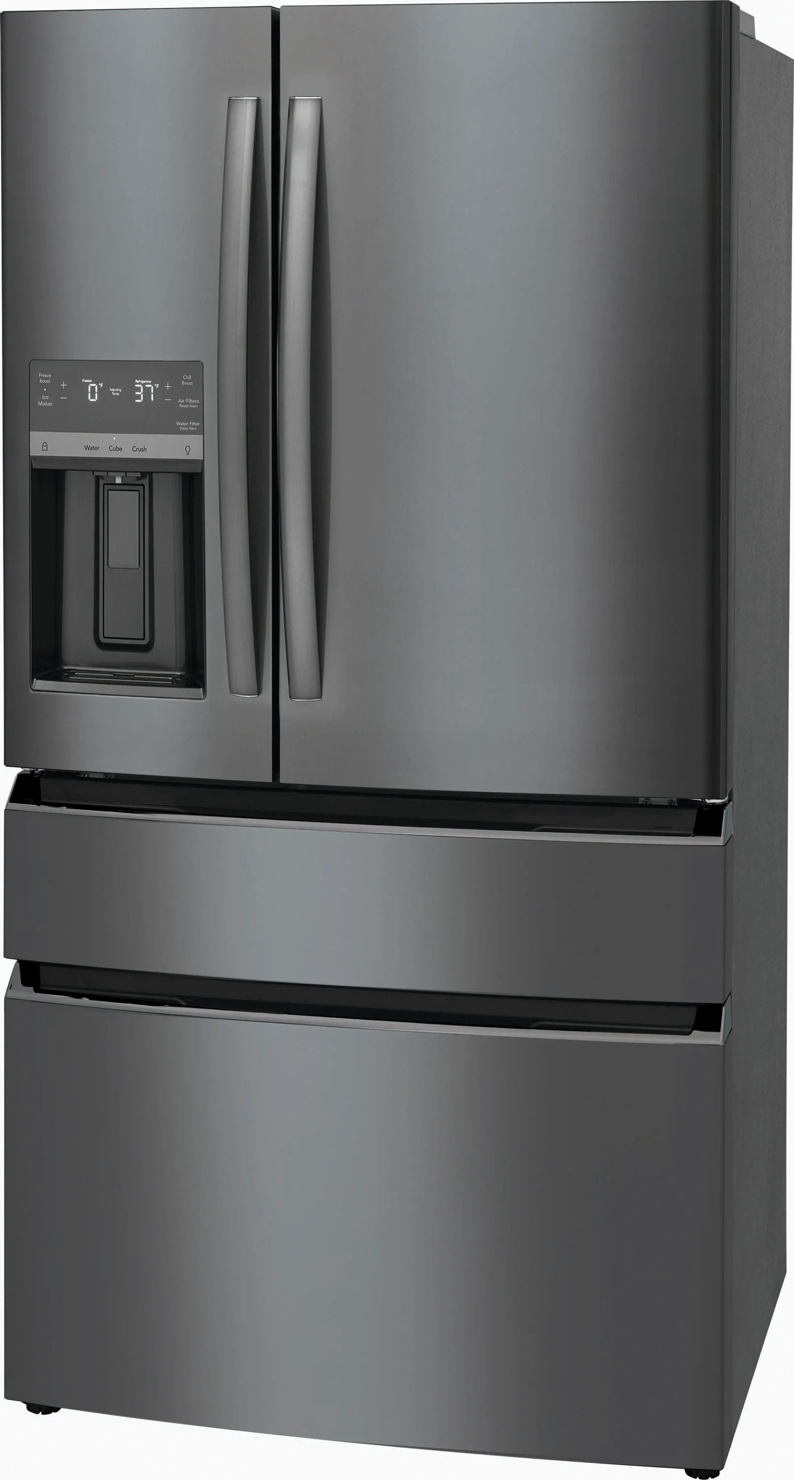Frigidaire Gallery 36" 21.5 Cu. Ft. Smudge-Proof® Black Stainless Steel Counter-Depth 4-Door French Door Refrigerator - GRMC2273CD - Image 3
