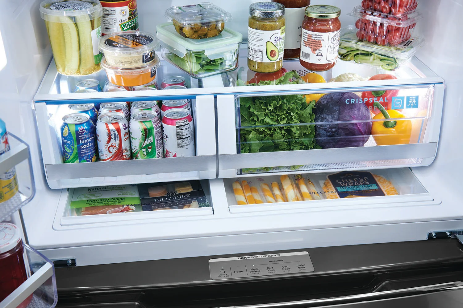 Frigidaire Gallery 36" 21.5 Cu. Ft. Smudge-Proof® Black Stainless Steel Counter-Depth 4-Door French Door Refrigerator - GRMC2273CD - Image 8