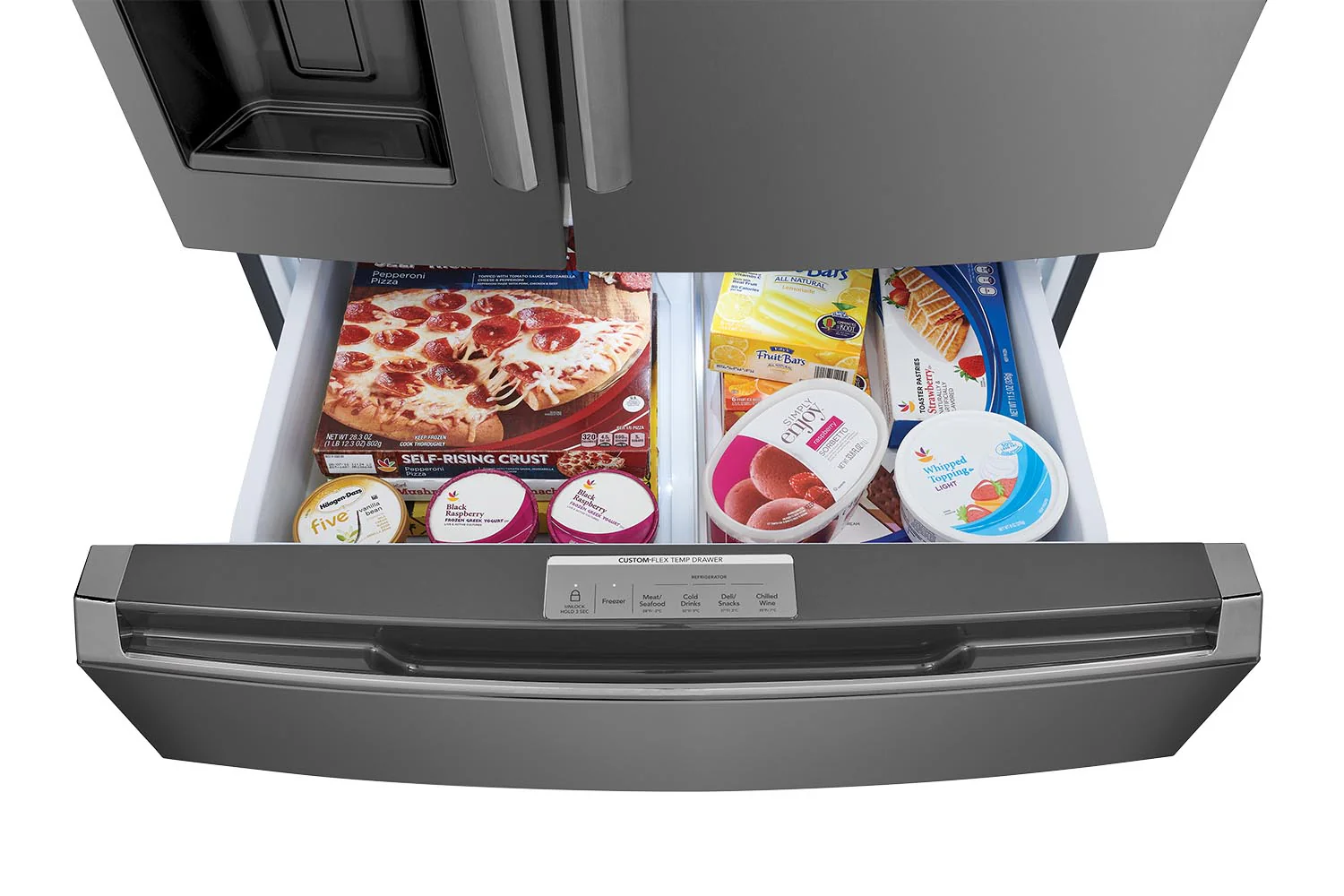 Frigidaire Gallery 36" 21.5 Cu. Ft. Smudge-Proof® Black Stainless Steel Counter-Depth 4-Door French Door Refrigerator - GRMC2273CD - Image 9