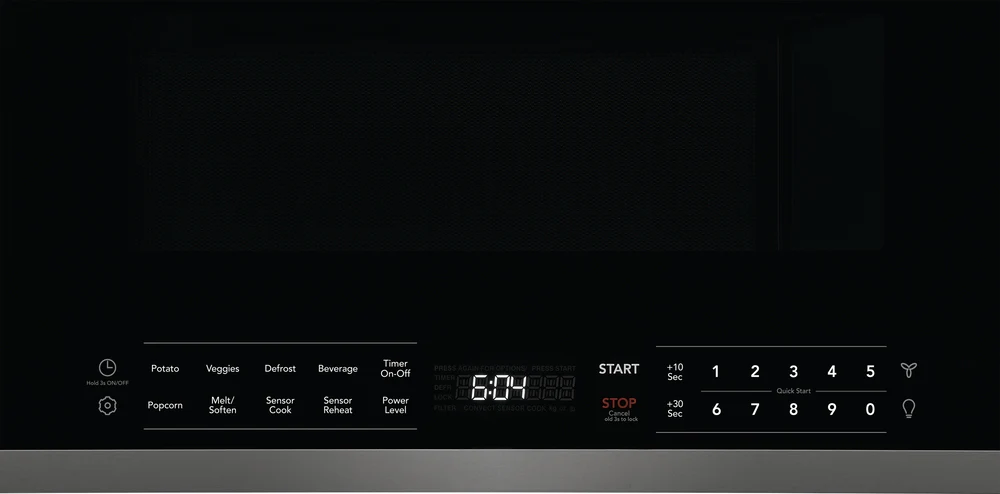 Frigidaire Gallery Smudge-Proof® Black Stainless Steel Over-The-Range Microwave with Sensor Cook (1.9 Cu. Ft.) - GMOS1964AD - Image 2