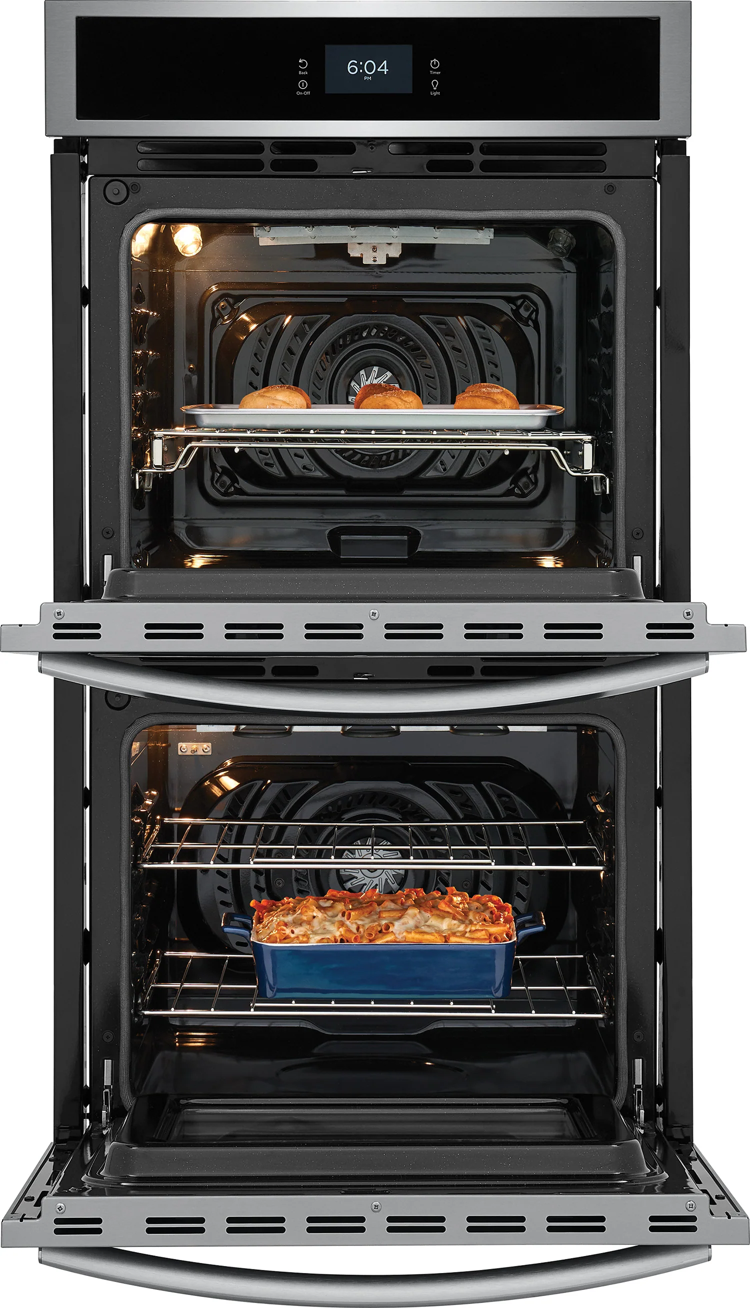Frigidaire Gallery Smudge-Proof Stainless Steel 27" Double Wall Oven with Total Convection and Air Fry (7.6 Cu.Ft.) - GCWD2767AF - Image 4