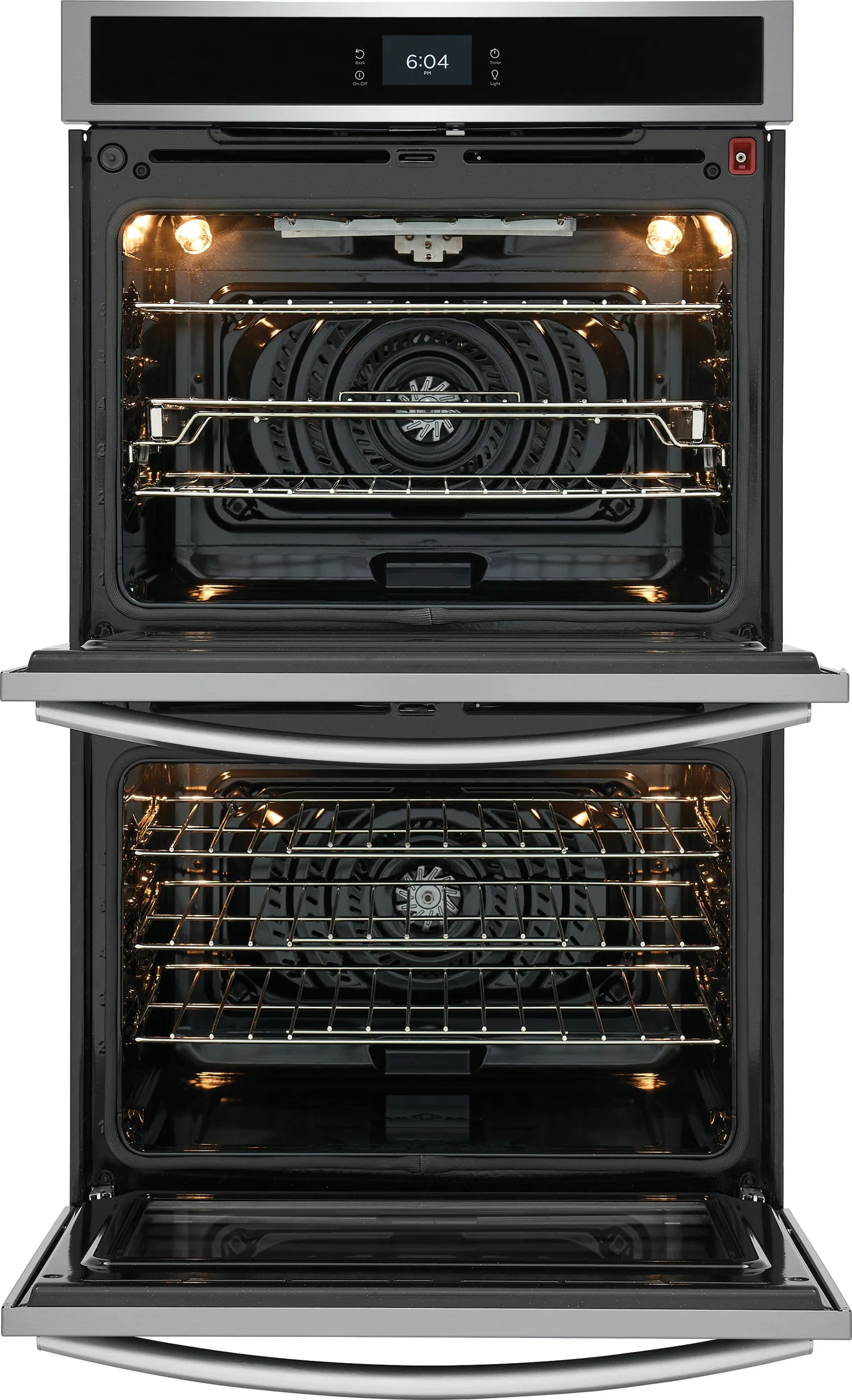 Frigidaire Gallery Smudge-Proof Stainless Steel 30" Double Wall Oven with Total Convection (10.6 Cu. Ft)- GCWD3067AF - Image 4