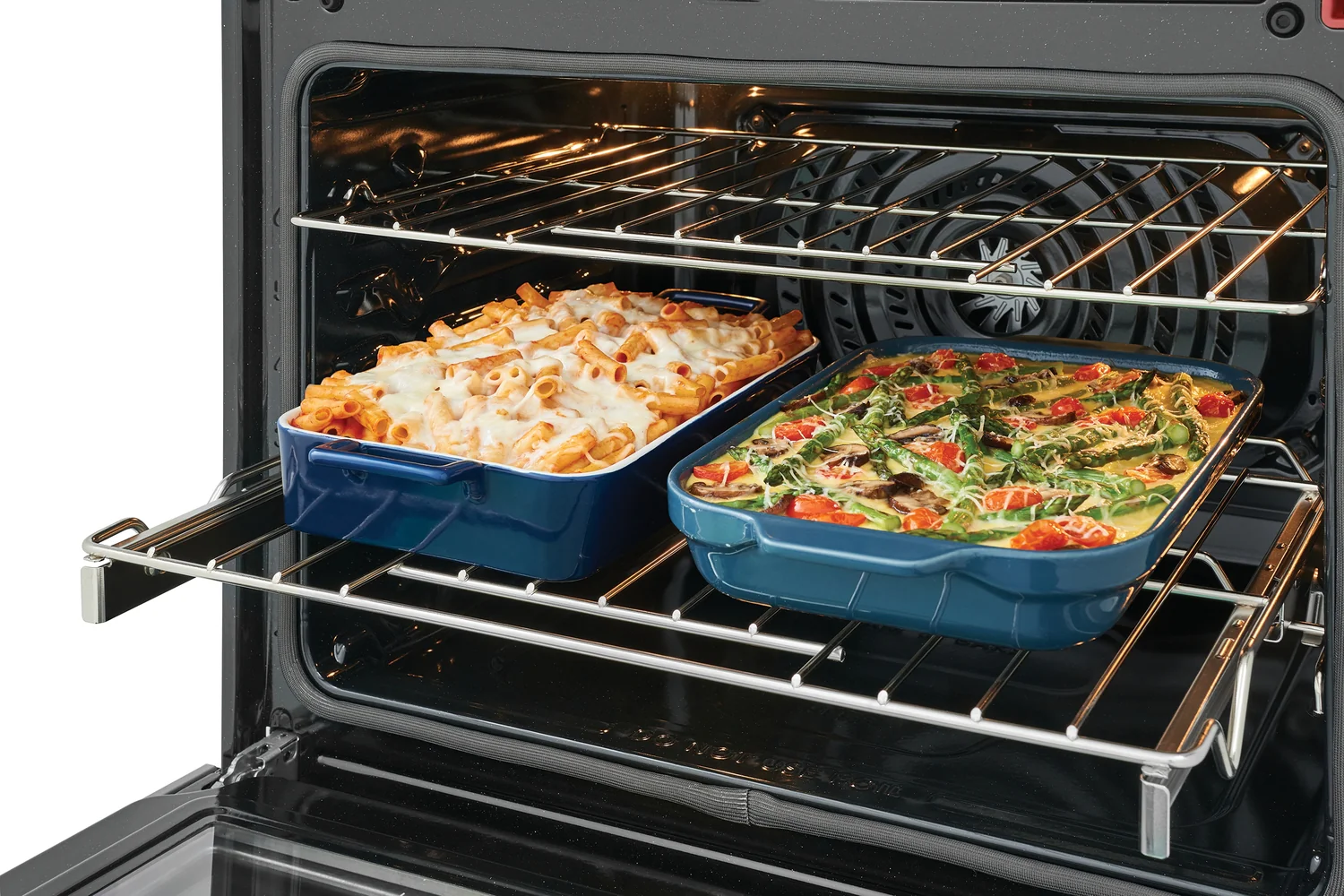 Frigidaire Gallery Smudge-Proof Stainless Steel 30" Double Wall Oven with Total Convection (10.6 Cu. Ft)- GCWD3067AF - Image 6