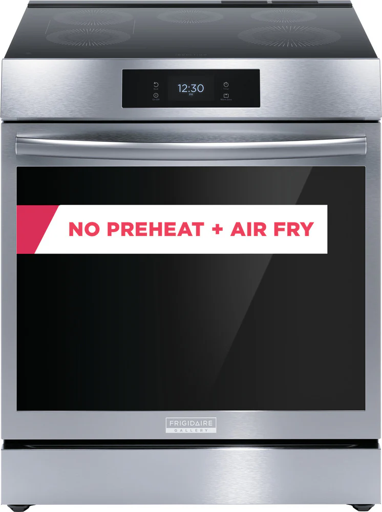 Frigidaire Gallery Smudge-Proof Stainless Steel 30" Front Control Induction Range with Total Convection (6.2 Cu. Ft) - GCFI306CBF - Image 2
