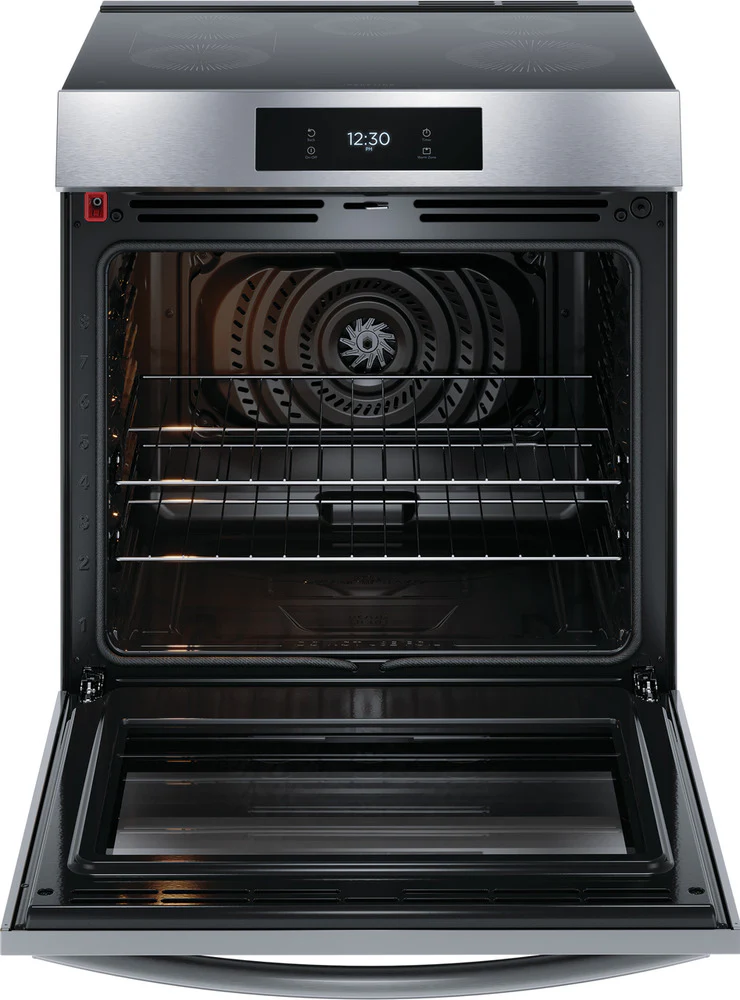 Frigidaire Gallery Smudge-Proof Stainless Steel 30" Front Control Induction Range with Total Convection (6.2 Cu. Ft) - GCFI306CBF - Image 6