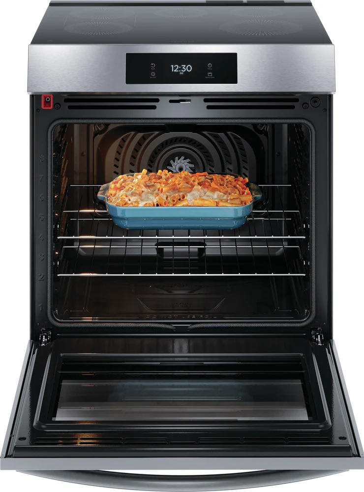 Frigidaire Gallery Smudge-Proof Stainless Steel 30" Front Control Induction Range with Total Convection (6.2 Cu. Ft) - GCFI306CBF - Image 7