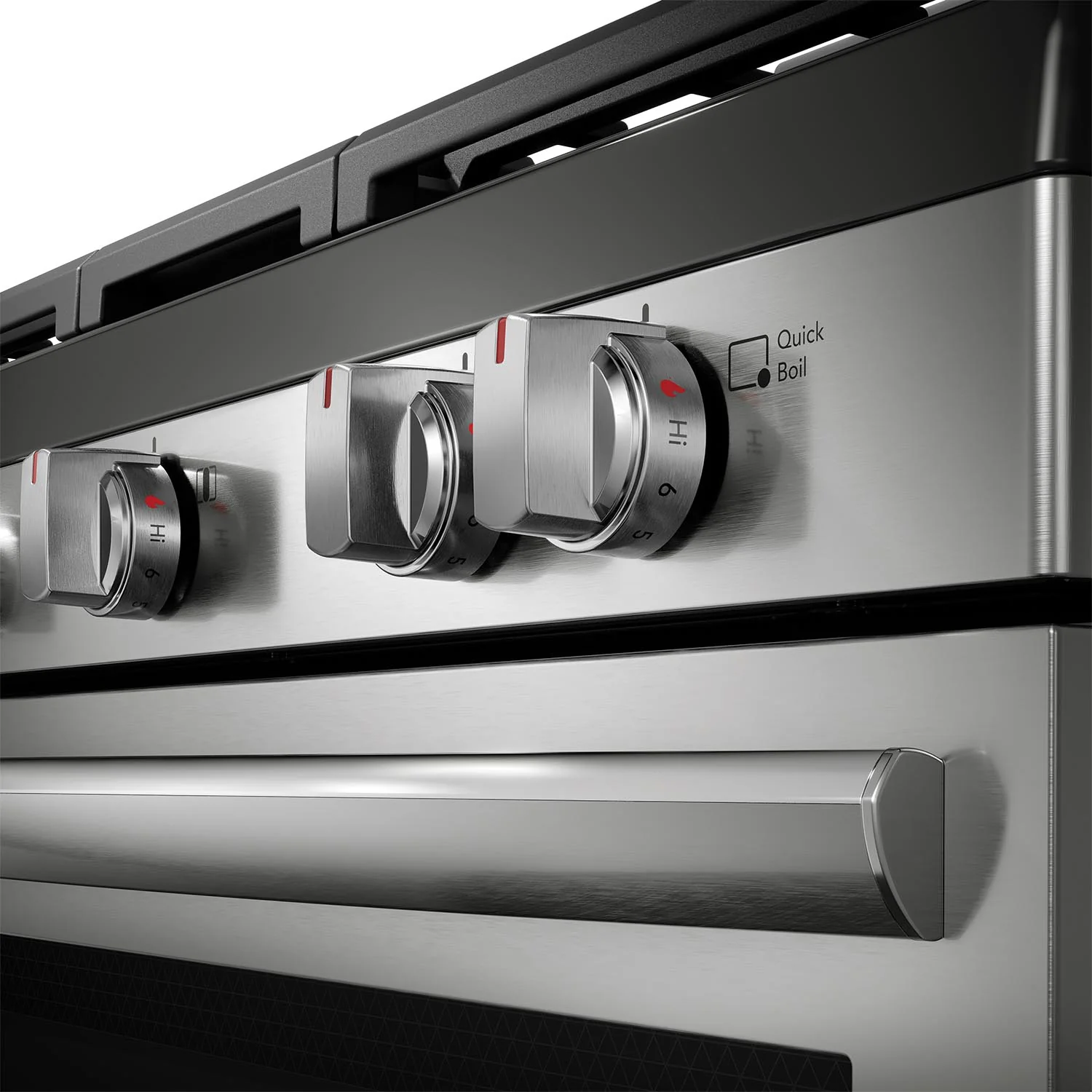 Frigidaire Gallery Smudge-Proof® Stainless Steel 30" Gas Range with Total Convection (5.1 Cu. Ft) - GCRG3060BF - Image 8