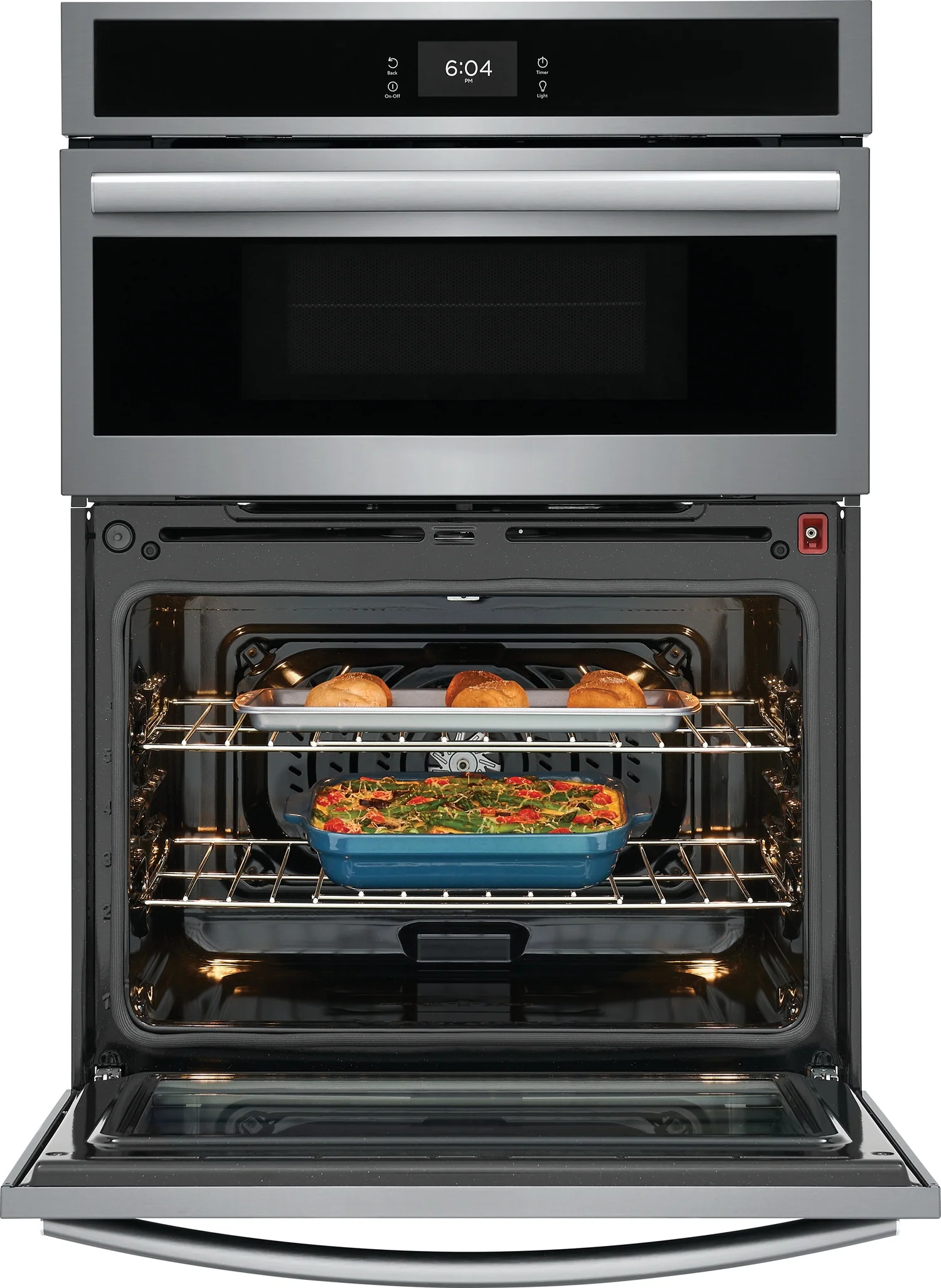 Frigidaire Gallery Smudge-Proof Stainless Steel 30" Wall Oven and Microwave Combination (1.7 Cu. Ft. / 5.3 Cu. Ft.) - GCWM3067AF - Image 9