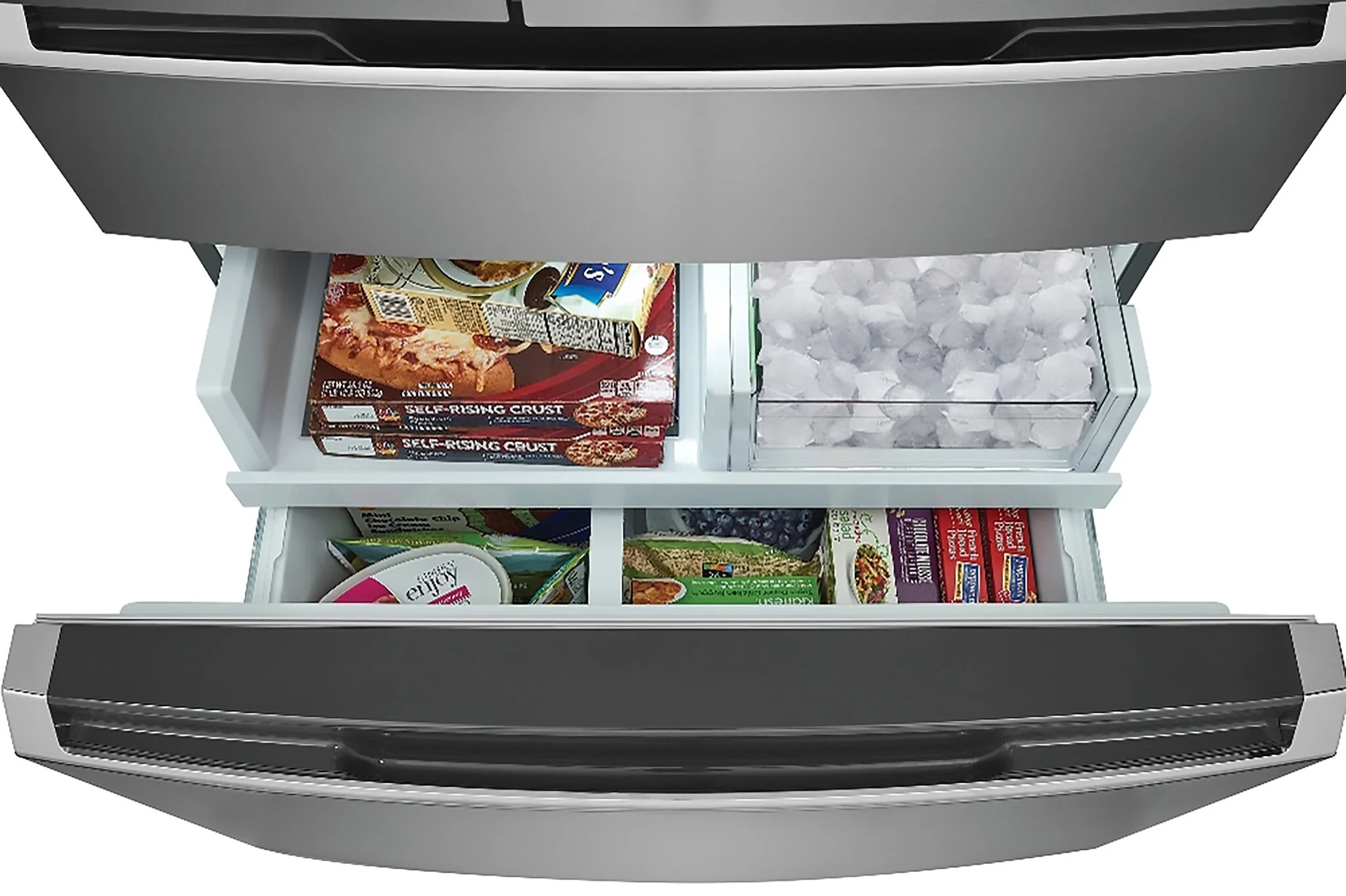 Frigidaire Gallery 36" 22 Cu. Ft. Smudge-Proof Stainless Steel Counter-Depth 4-Door French Door Refrigerator - GRMG2272CF - Image 3
