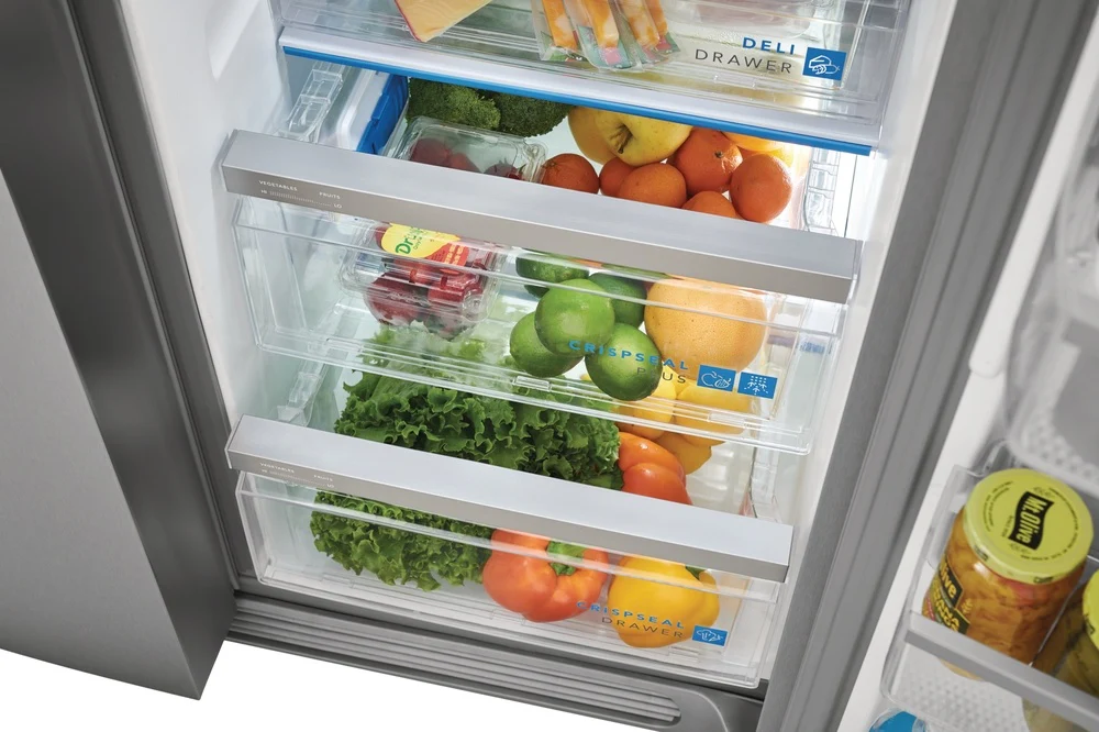 Frigidaire Gallery 36.35" 25.6 Cu. Ft. Smudge-Proof® Stainless Steel Side-by-Side Refrigerator - GRSS2652AF - Image 9