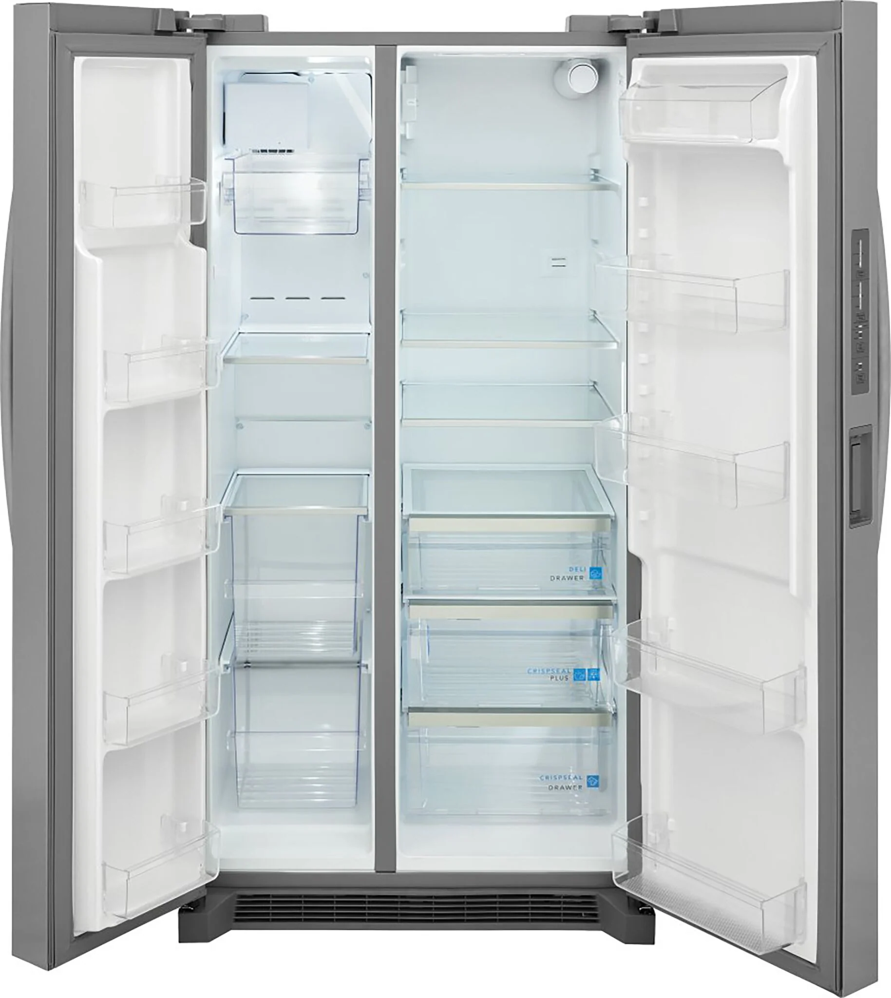 Frigidaire Gallery 36.25" 26 Cu. Ft. Smudge-Proof® Stainless Steel Side-by-Side Refrigerator - GRSN2620AF - Image 3
