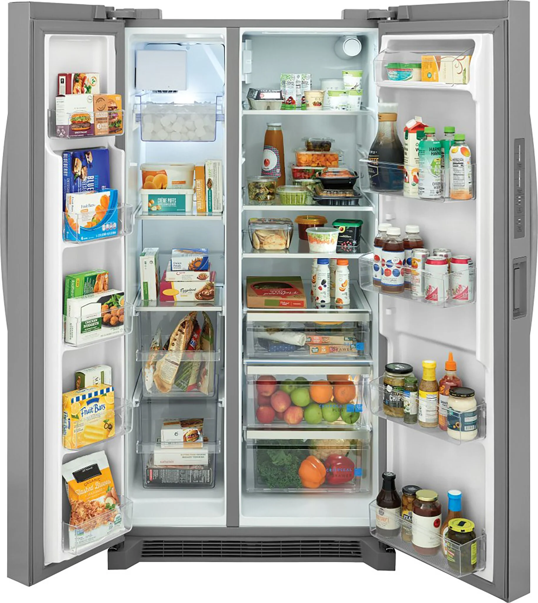 Frigidaire Gallery 36.25" 26 Cu. Ft. Smudge-Proof® Stainless Steel Side-by-Side Refrigerator - GRSN2620AF - Image 5