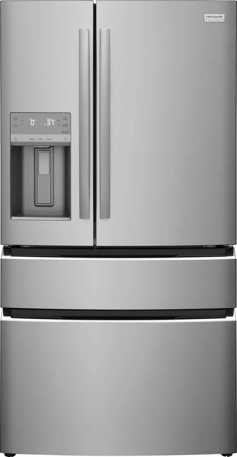 Frigidaire Gallery 36" 26.3 Cu. Ft. Smudge-Proof® Stainless Steel 4-Door French Door Refrigerator - GRMS2773AF - Image 2