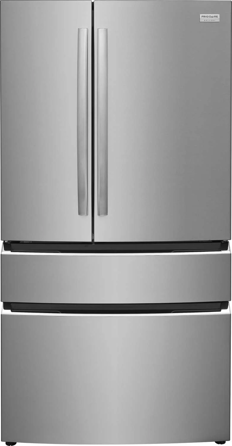 Frigidaire Gallery 36" 27.2 Cu. Ft. Smudge-Proof® Stainless Steel 4-Door French Door Refrigerator - GRMN2872AF - Image 2