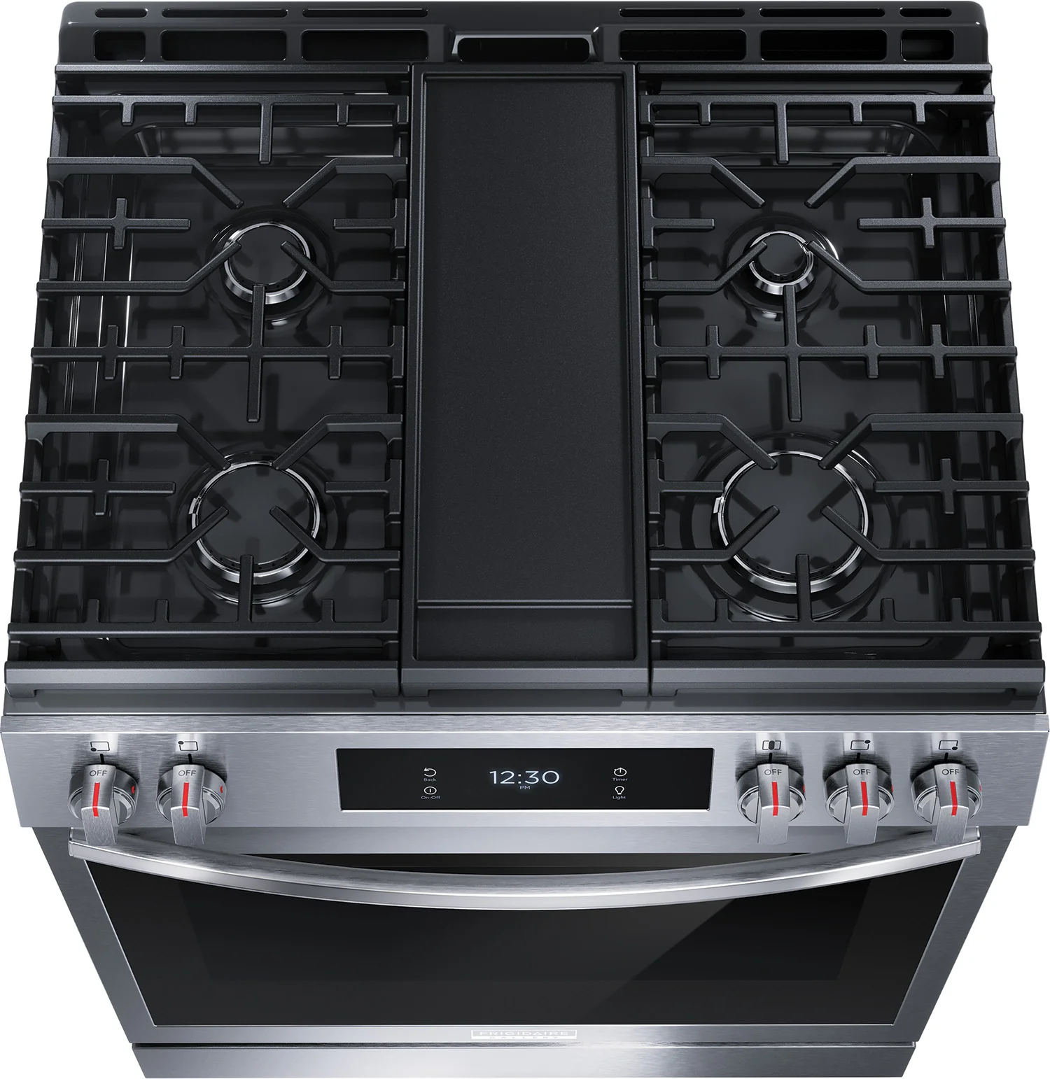 Frigidaire Gallery Stainless Steel 30" Front Control Gas Range with Total Convection (6.1 Cu. Ft) - GCFG3060BF - Image 7