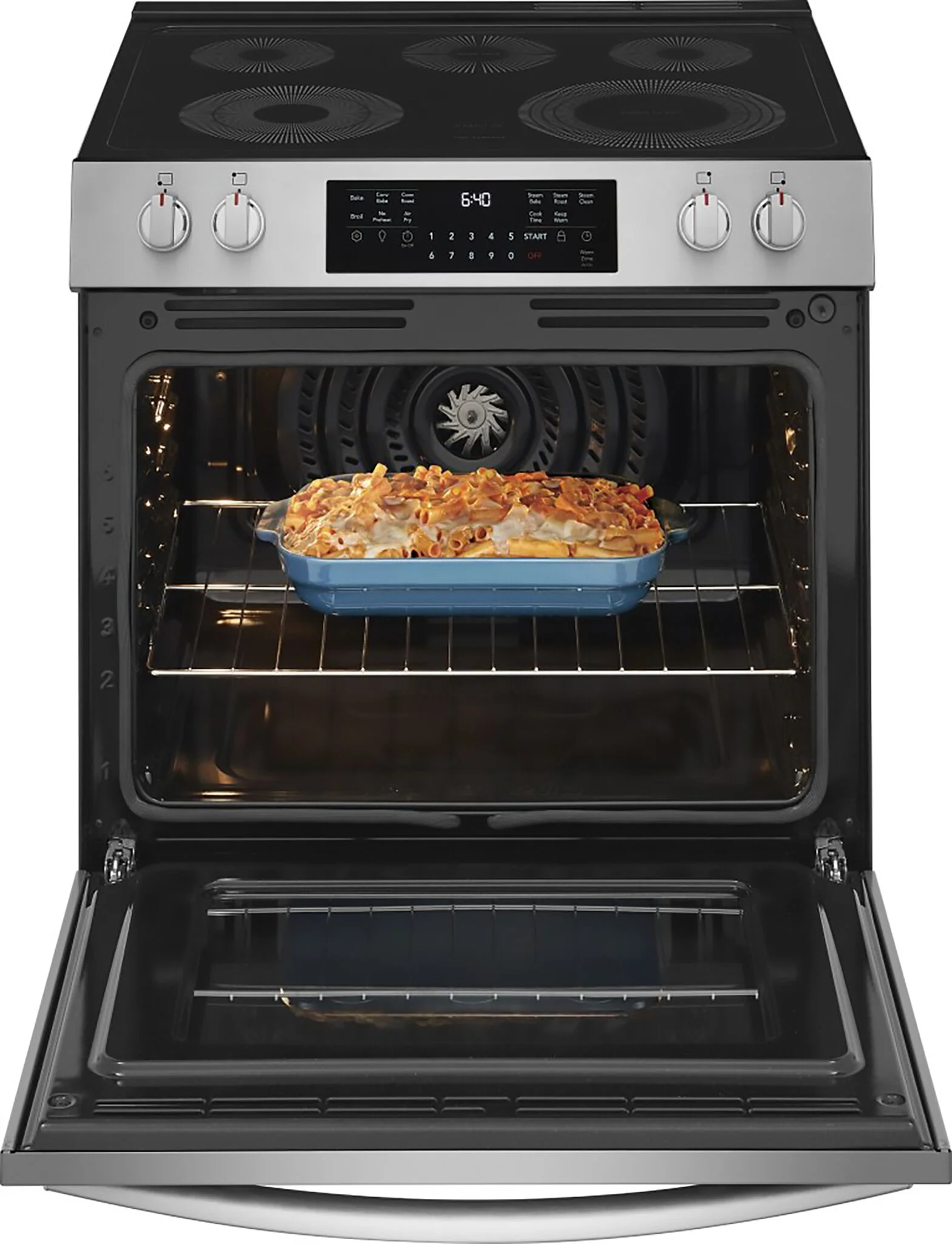 Frigidaire Gallery Stainless Steel Freestanding Electric Range with Total Convection (5.3 Cu. Ft.) - GCFE305CBF - Image 4