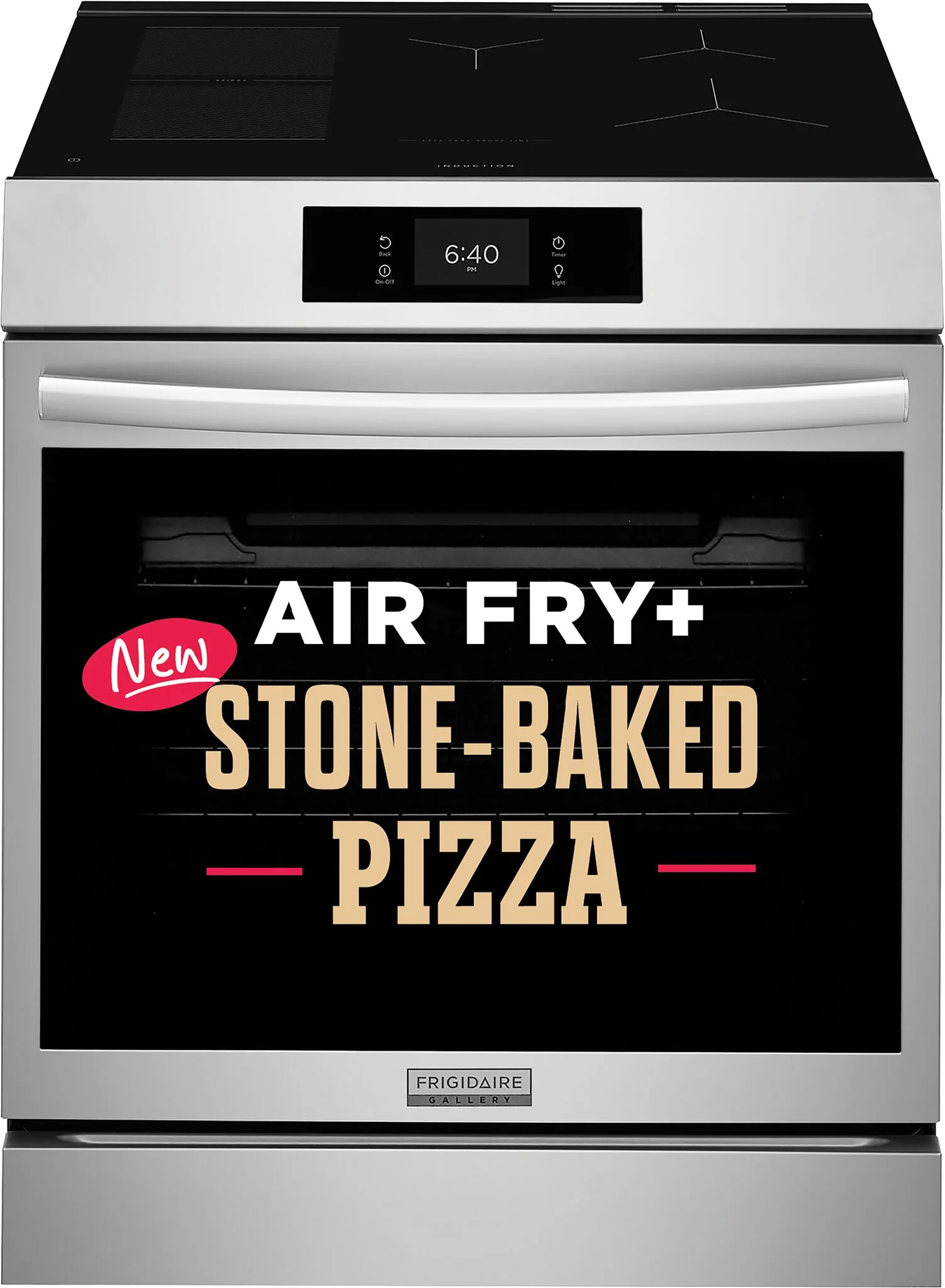 Frigidaire Gallery Stainless Steel Freestanding Induction Range with Stone-Baked Pizza (6.2 Cu. Ft.) - GCFI307CBF - Image 4