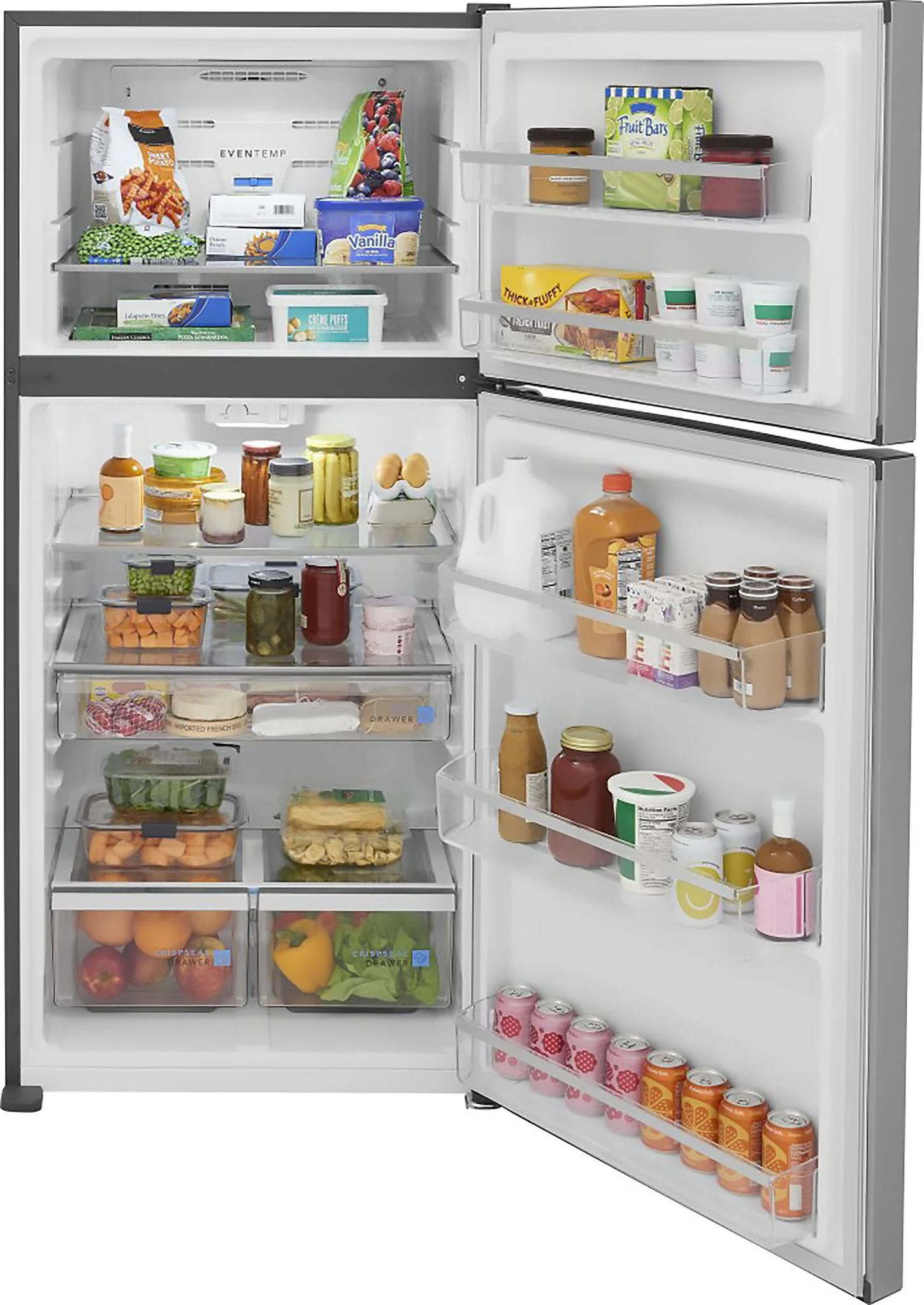 Frigidaire Gallery 30" 20 Cu. Ft. Stainless Steel Top-Freezer Refrigerator - GRTE2055AF - Image 4