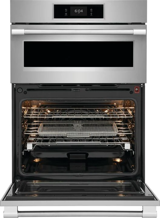Frigidaire Professional 30" Smudge-Proof Stainless Steel Combination Wall Oven and Microwave with Total Convection and Air Fry (5.3 cu. ft.) - PCWM3080AF - Image 3