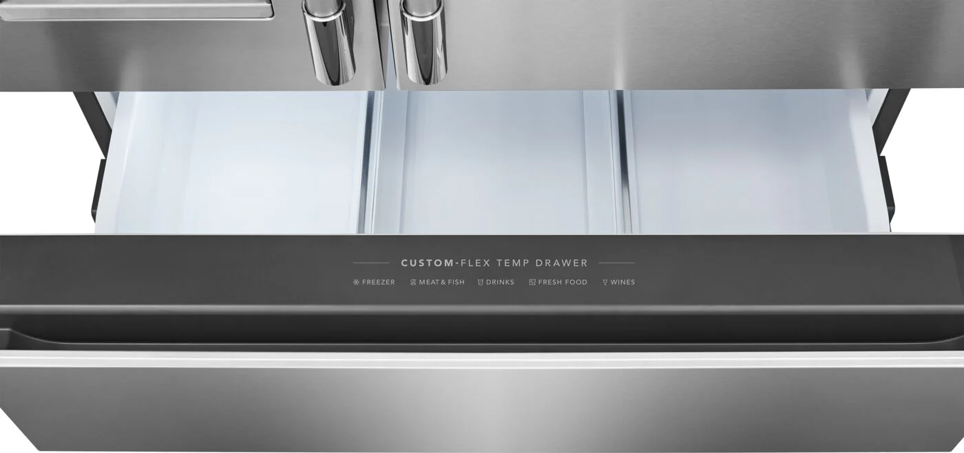 Frigidaire Professional 36" 21.4 Cu. Ft. Stainless Steel Counter-Depth 4-Door French Door Refrigerator - PRMC2290BF - Image 5