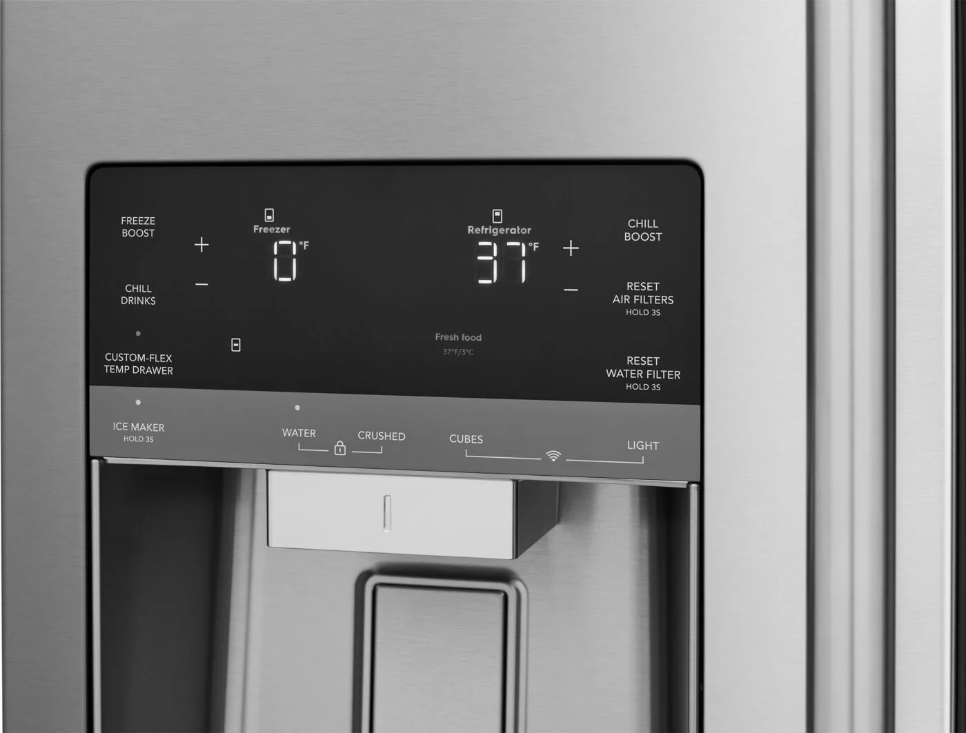 Frigidaire Professional 36" 26.0 Cu. Ft. Stainless Steel Standard-Depth 4-Door French Door Refrigerator - PRMS2790BF - Image 8