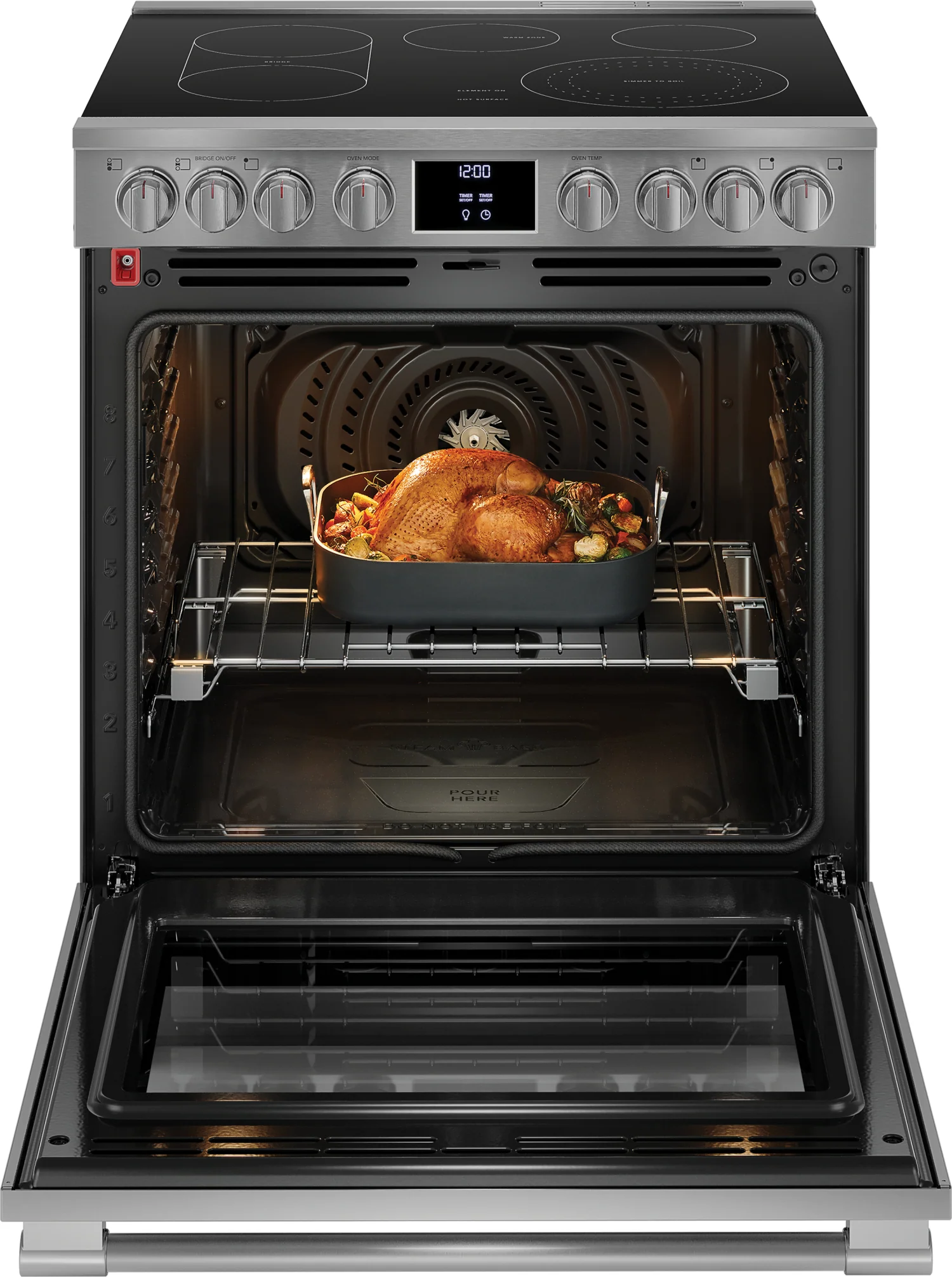 Frigidaire Professional Smudge-Proof® Stainless Steel 30" Electric Range with Total Convection (6.2 Cu. Ft.) - PCFE308CAF - Image 5