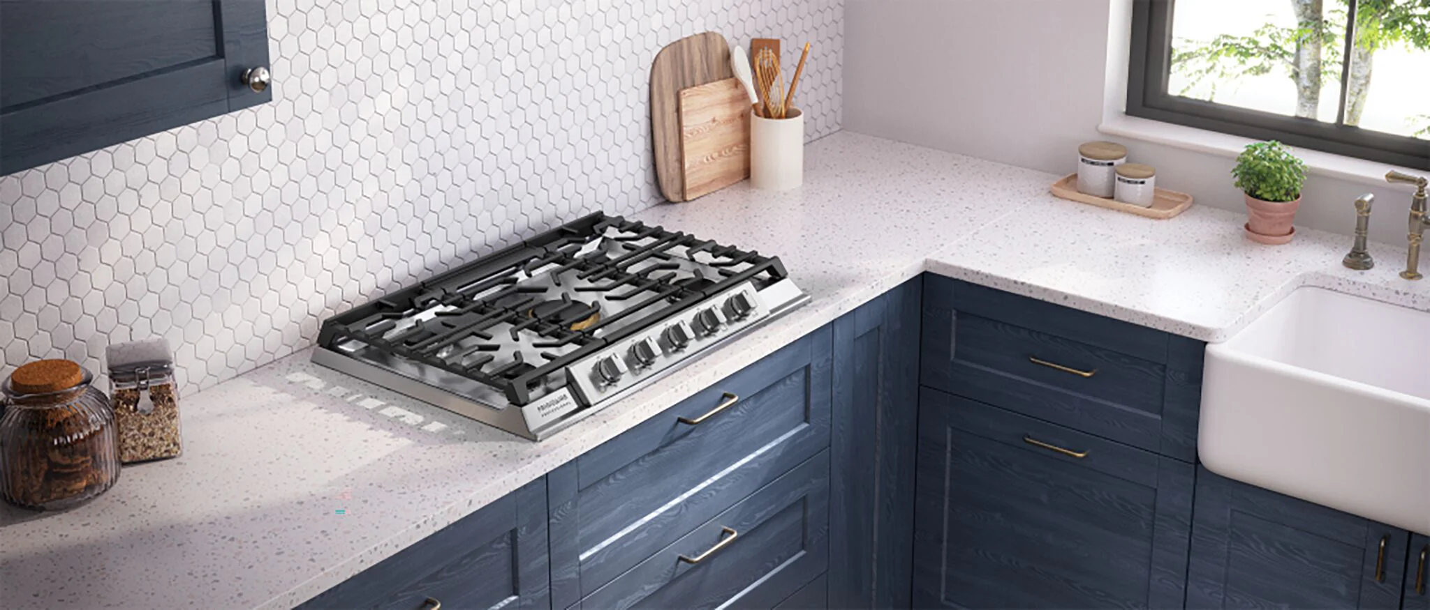 Frigidaire Professional Stainless Steel 30" Gas Cooktop - PCCG3080AS - Image 2