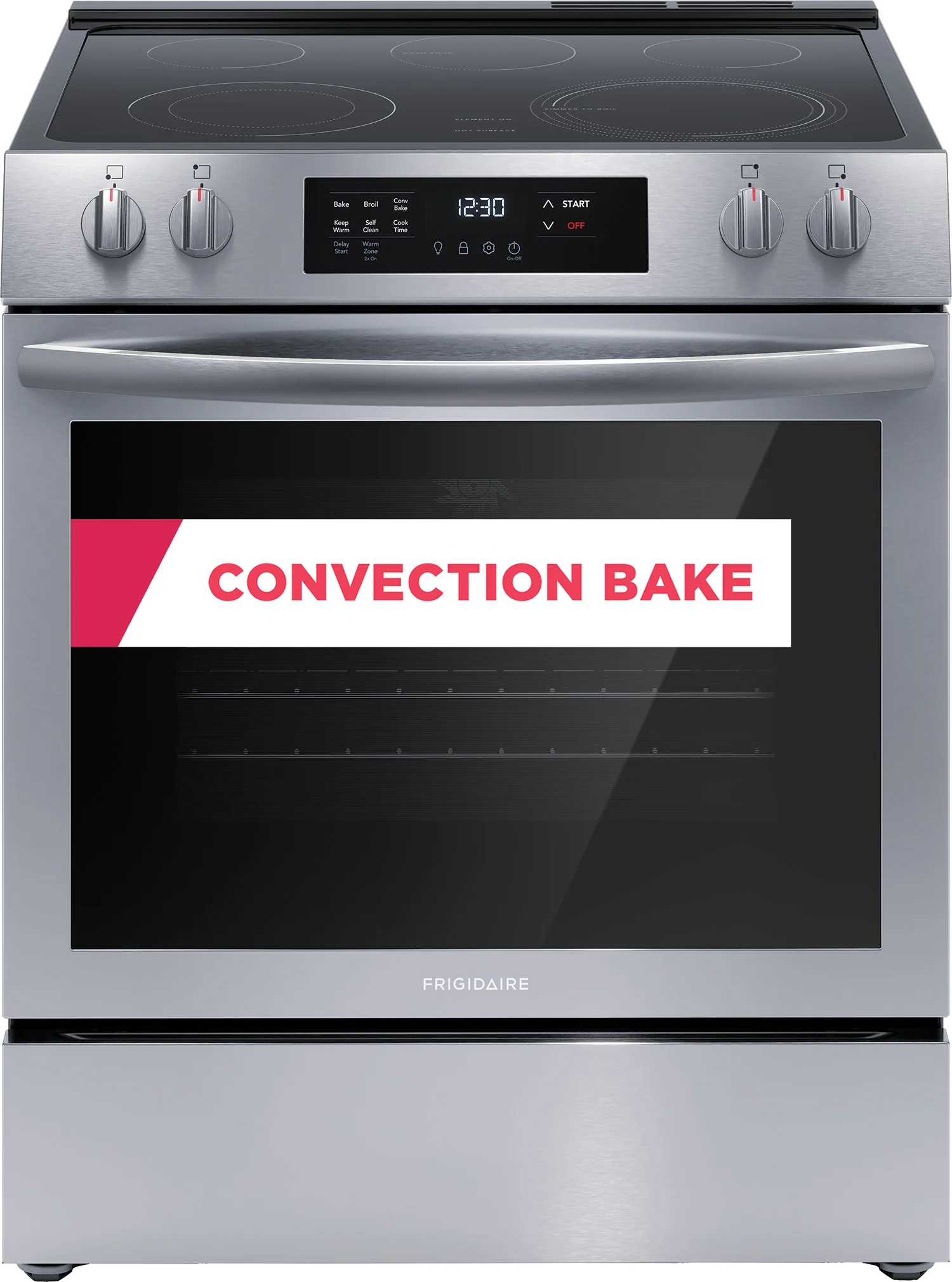Frigidaire Stainless Steel 30" Freestanding Electric Range (5.3 Cu. Ft.)- FCFE308CAS - Image 2