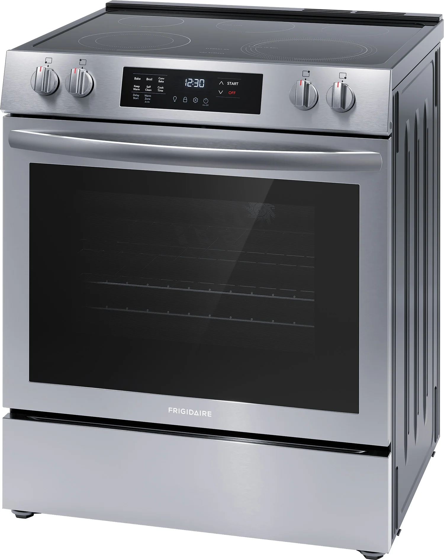 Frigidaire Stainless Steel 30" Freestanding Electric Range (5.3 Cu. Ft.)- FCFE308CAS - Image 4