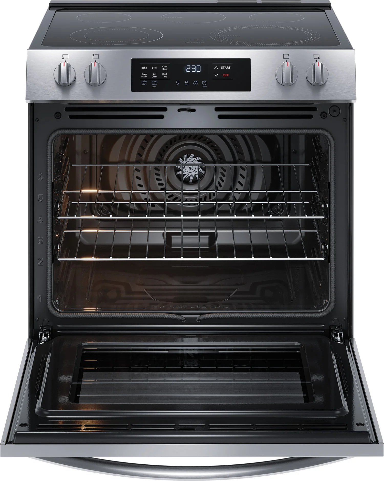 Frigidaire Stainless Steel 30" Freestanding Electric Range (5.3 Cu. Ft.)- FCFE308CAS - Image 7