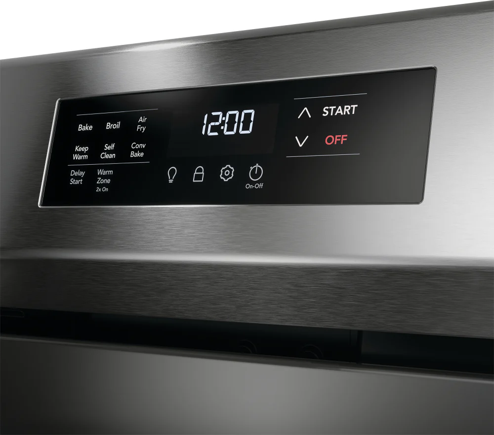 Frigidaire Stainless Steel 30" Freestanding Electric Range with Air Fry (5.3 Cu. Ft.) - FCRE308CAS - Image 6