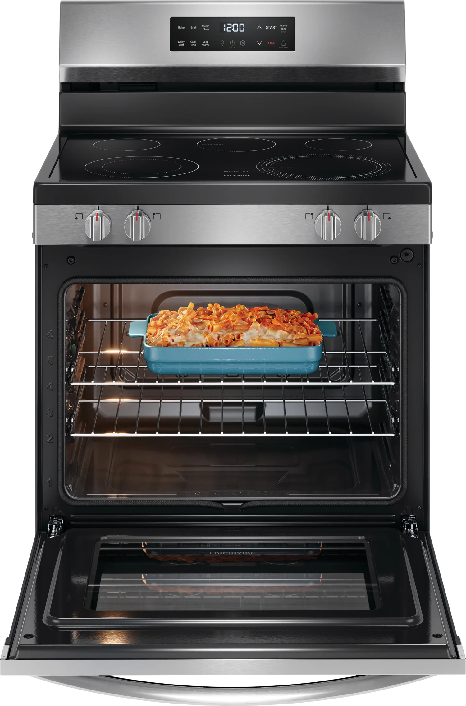 Frigidaire Stainless Steel 30" Freestanding Electric Range with EvenTemp™ (5.3 Cu.Ft) - FCRE306CAS - Image 4