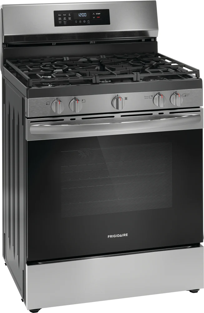 Frigidaire Stainless Steel 30" Freestanding Gas Range with Air Fry (5.1 Cu. Ft.) - FCRG3083AS - Image 2