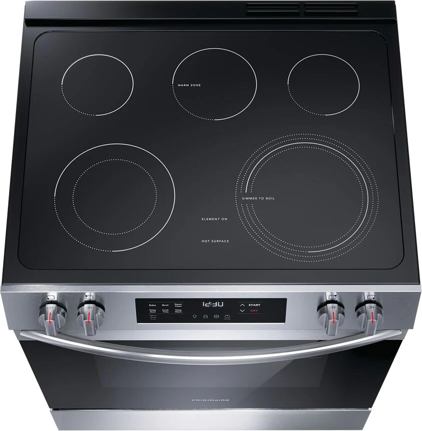 Frigidaire Stainless Steel 30" Front Control Electric Range (5.3 Cu.Ft) - FCFE306CAS - Image 4