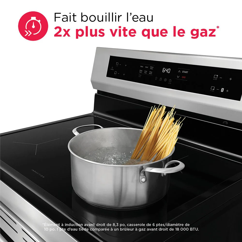 Frigidaire Stainless Steel 30" Rear Control Induction Range (5.3 Cu. Ft.) - FCRI306CAS - Image 8