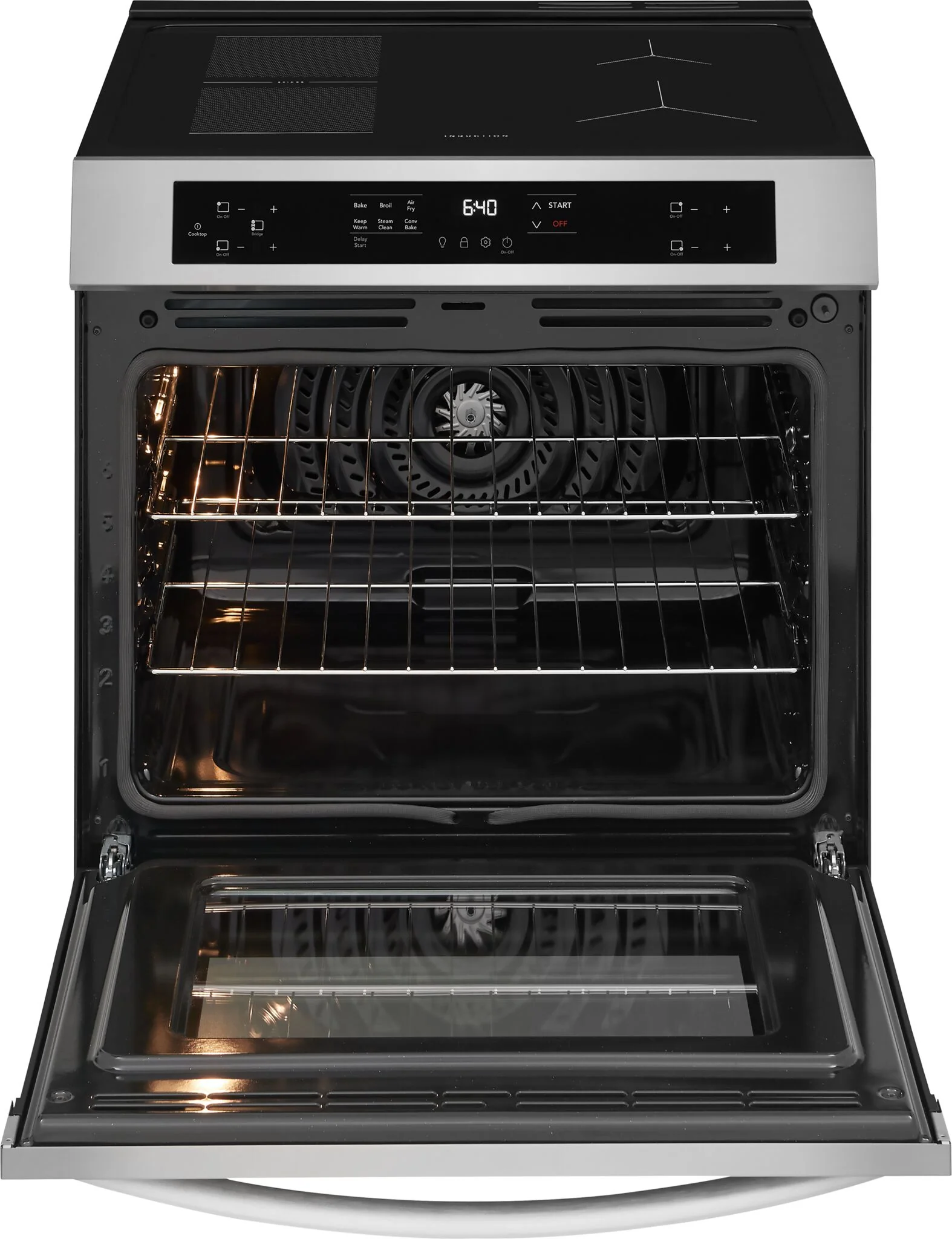 Frigidaire Stainless Steel Freestanding Induction Range with Air Fry (5.3 Cu. Ft.) - FCFI308CBS - Image 2