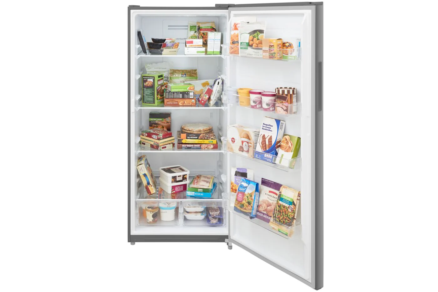 Frigidaire Stainless-Steel Look Convertible Garage Ready Upright Freezer (21 Cu. Ft.) - FFUV2126AV - Image 4