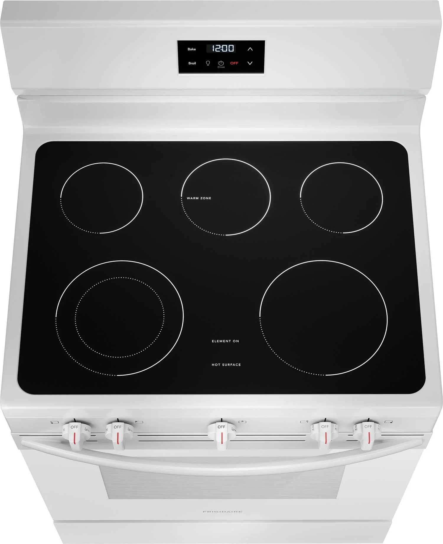 Frigidaire White 30" Electric Range (5.3 Cu. Ft) - FCRE305CBW - Image 7