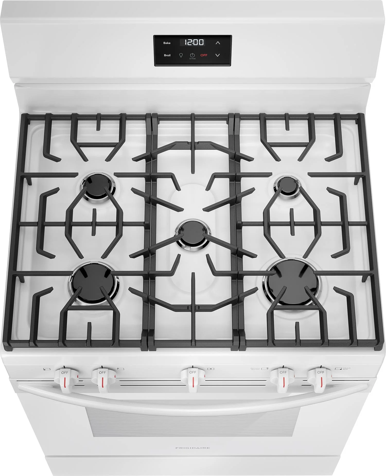 Frigidaire White 30" Gas Range (5.1 Cu. Ft) - FCRG3052BW - Image 5
