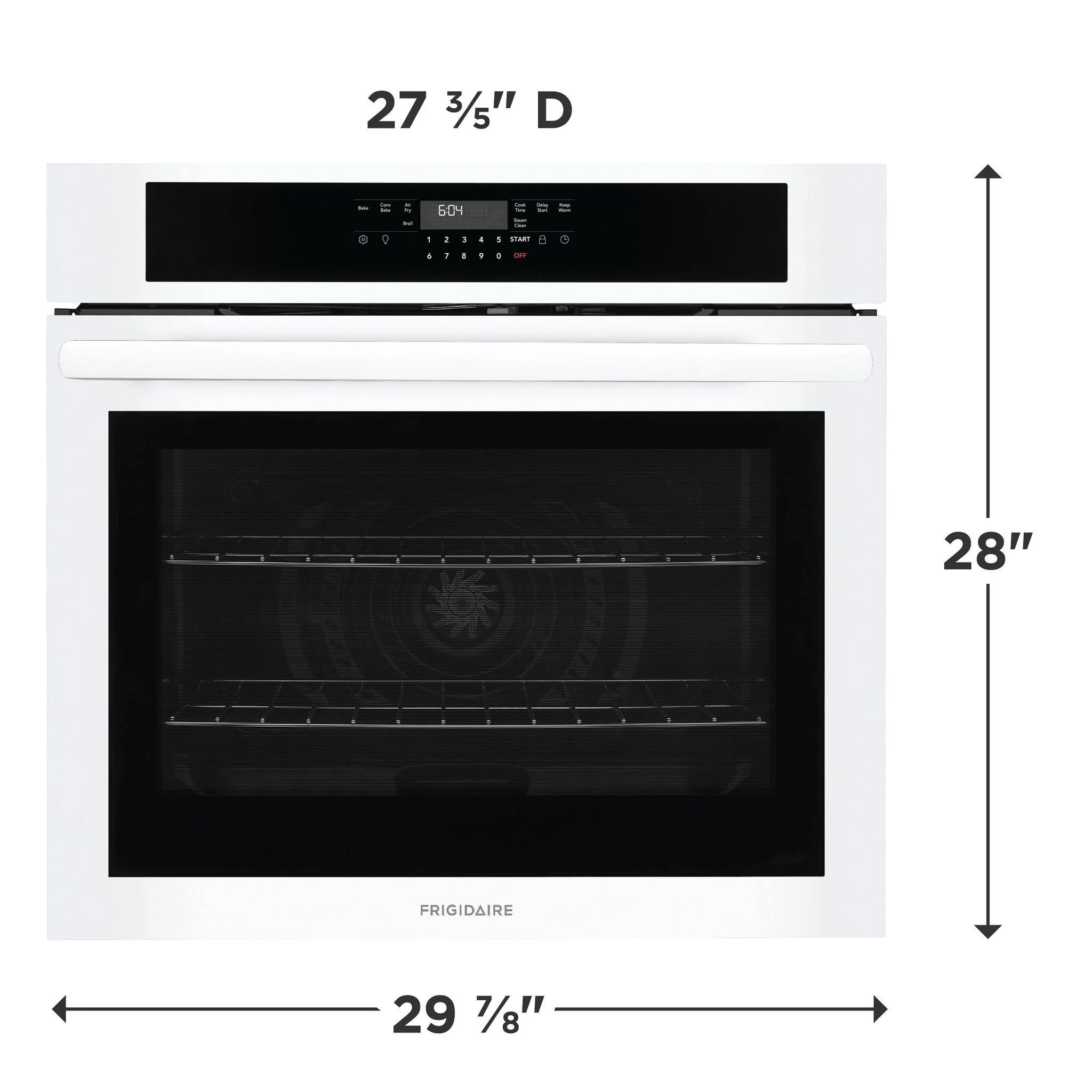 Frigidaire White 30" Single Wall Oven (5.3 Cu. Ft.) - FCWS3030AW - Image 3