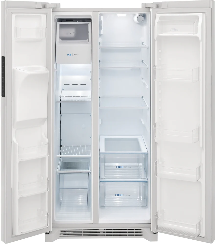 Frigidaire White 33" Standard Depth Side by Side Refrigerator (22.2 Cu. Ft.) - FRSS2323AW - Image 4