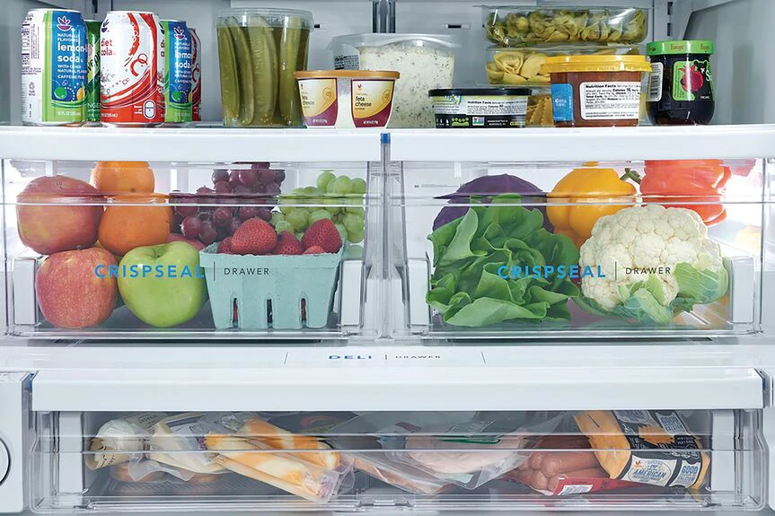 Frigidaire 36" 27.8 Cu. Ft. White French Door Refrigerator - FRFS2823AW - Image 5