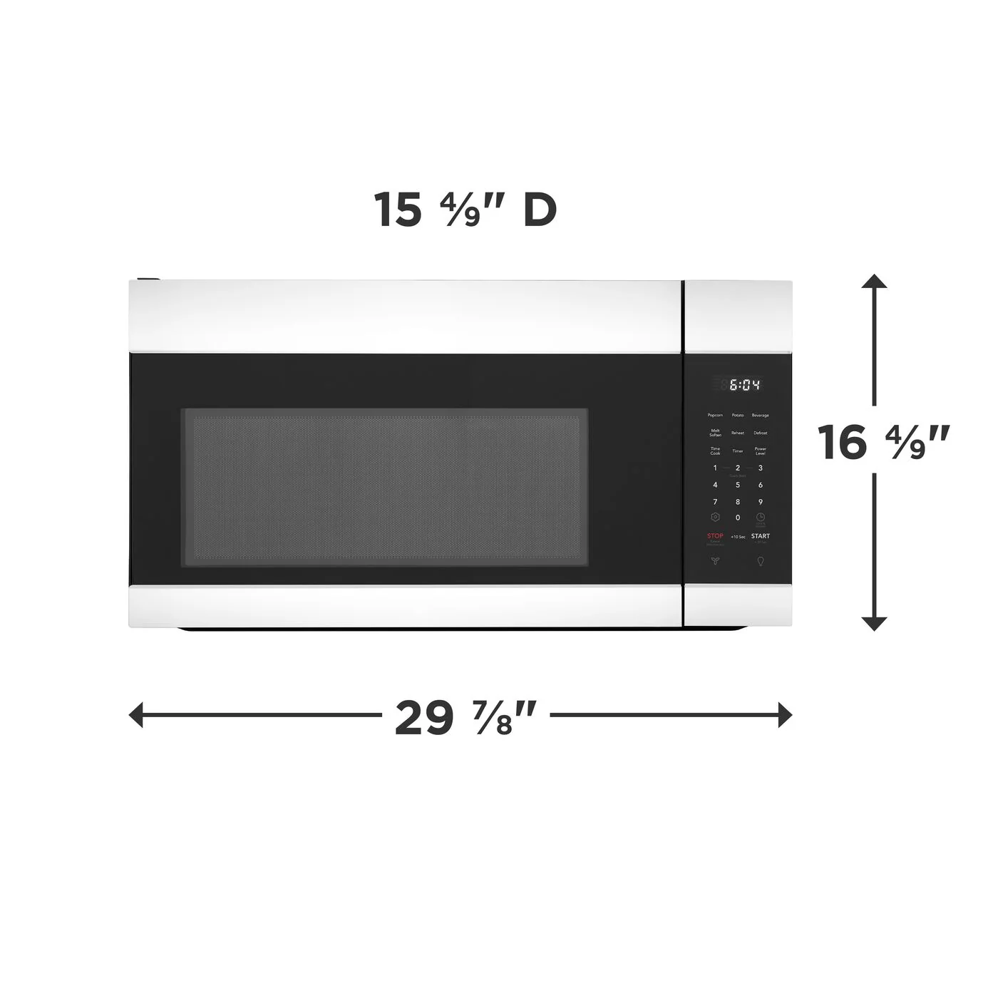 Frigidaire White Over-The-Range Microwave (1.7 Cu. Ft.) - FMOS174CBW - Image 2