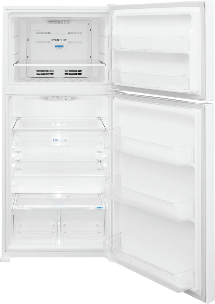 Frigidaire 30" 20 Cu. Ft. White Top-Freezer Refrigerator - FFTR2045VW - Image 5