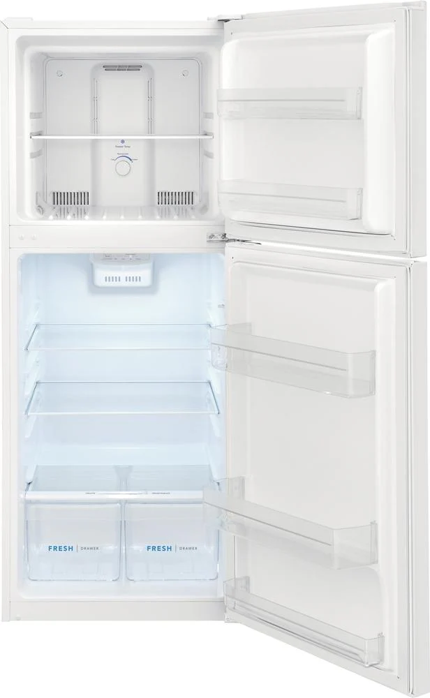 Frigidaire 23.75" 11.6 Cu. Ft. White Top-Freezer Refrigerator - FFET1222UW - Image 3